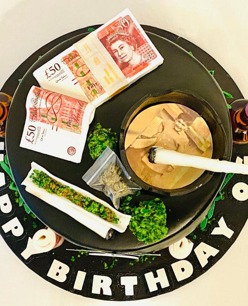 10 x EDIBLE Icing Money £50 Pound Notes Cupcake Toppers - House of Cakes