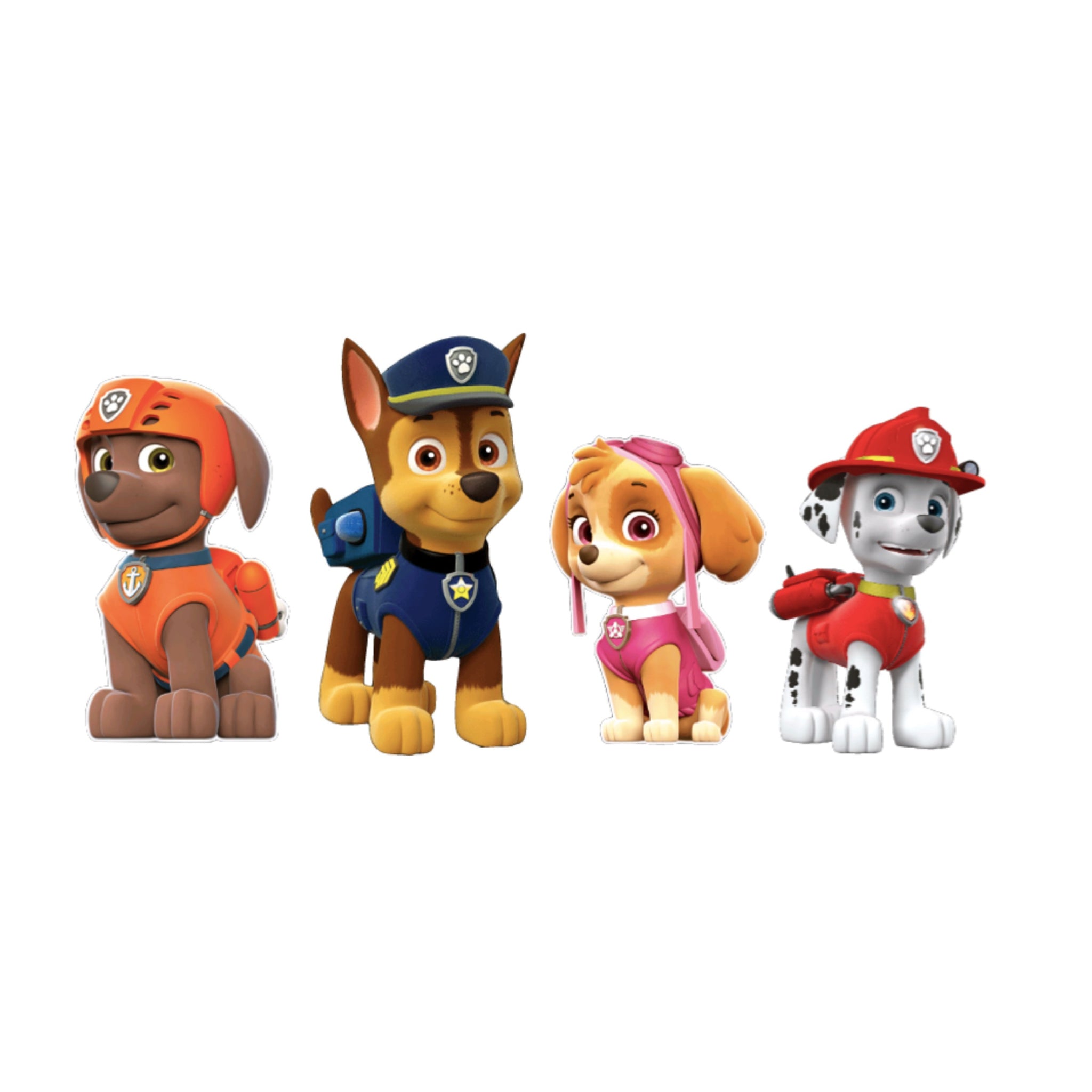 Paw Patrol Characters PRE CUT 2.5" Edible Icing Cake Topper Decorations Birthday