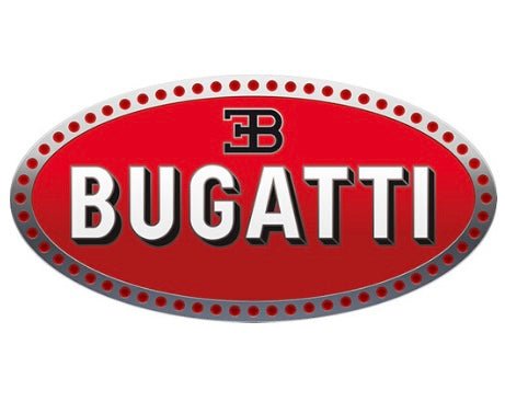 Bugatti Logo 4 INCH/ 5 INCH HEIGHT Logo Pre - Cut Edible Icing Cake Topper - House of Cakes