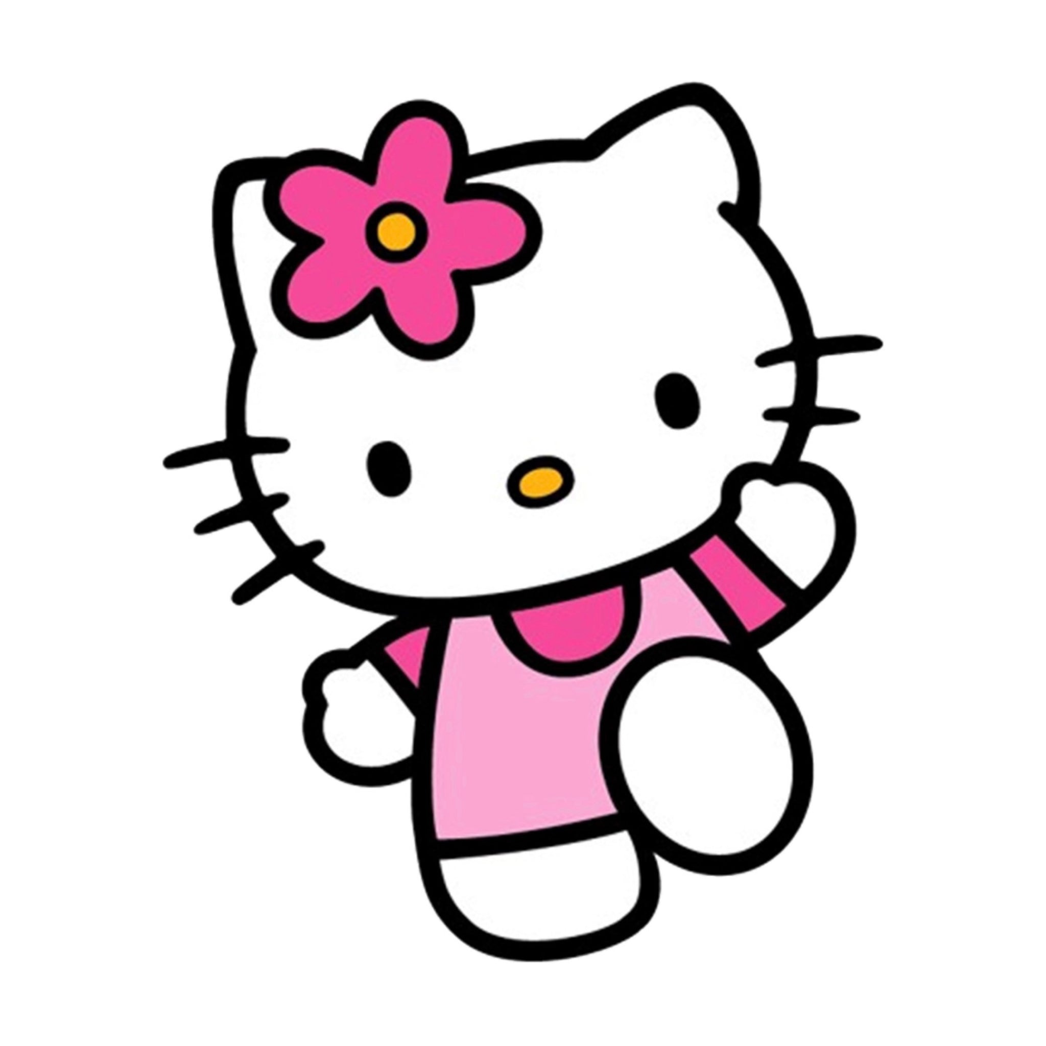 Hello Kitty Edible Icing PRE-CUT Cake Topper 4 Inch /5 Inch (width)