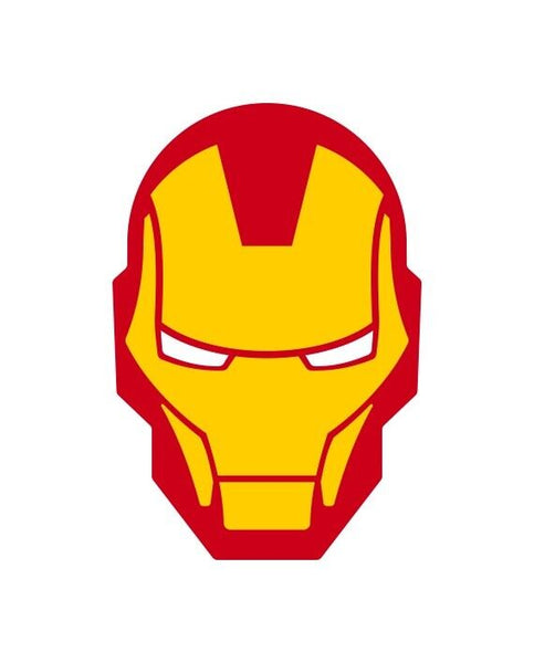 Ironman PRE CUT 4” Edible Icing Logo Birthday Cake Topper Decorations - House of Cakes