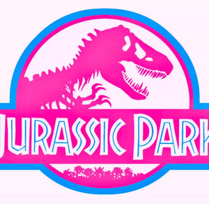 Jurassic Park PRE CUT 5 INCH Edible Icing Logo Cake Topper Decorations Birthday - House of Cakes