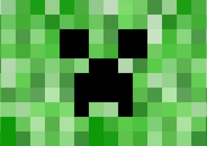 Minecraft Creeper EDIBLE A4 Icing Sheet Cake Wrap - House of Cakes