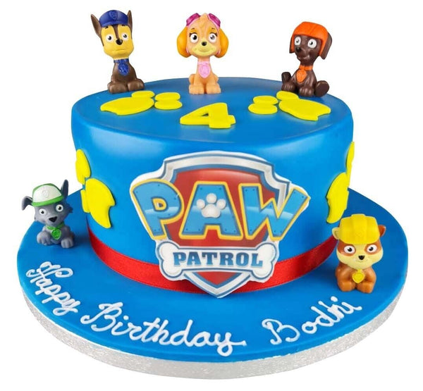 Paw Patrol Edible Icing PRE - CUT Cake Topper 4 INCH / 5 INCH - House of Cakes