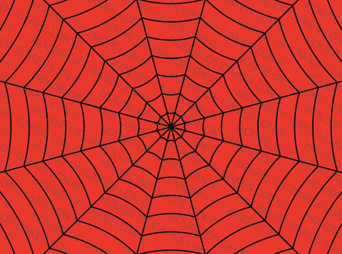 SPIDERMAN RED BACKGROUND BLACK WEB EDIBLE A4 CAKE WRAP BIRTHDAY CAKE TOPPER - House of Cakes