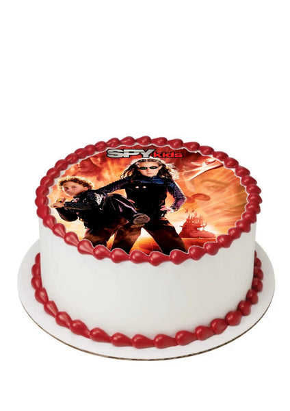 SPY KIDS 8 INCH ROUND EDIBLE ICING CAKE TOPPER - House of Cakes