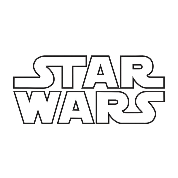 Star Wars 4 INCH WIDE Logo Pre - Cut Edible Icing Cake Topper - House of Cakes