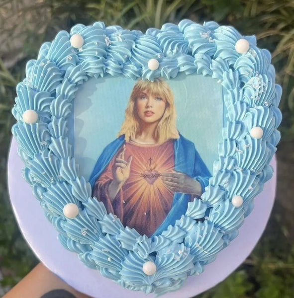 Taylor Swift 8 INCH PRE - CUT Edible Icing Cake Topper - House of Cakes