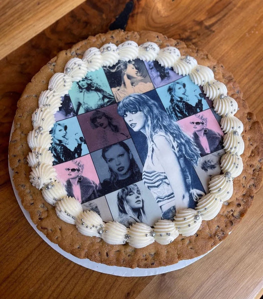 Taylor Swift Collage 8 INCH PRE - CUT Edible Icing Cake Topper - House of Cakes