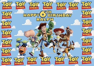 PERSONALISED Unofficial Toy Story Inspired EDIBLE A4 Icing Sheet Cake Topper