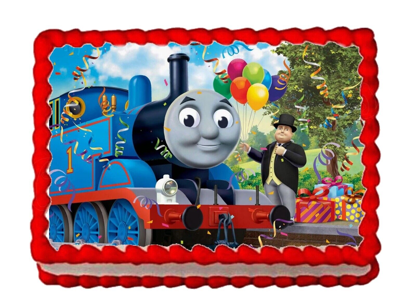 Thomas Train EDIBLE A4 Icing Sheet Birthday Cake Topper