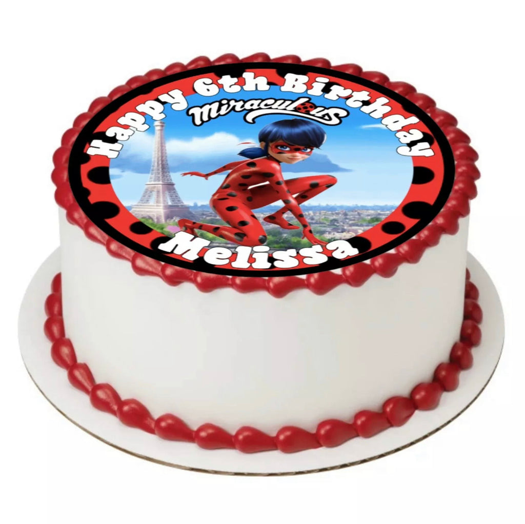 Miraculous Ladybug Cake Topper | Digital and printable