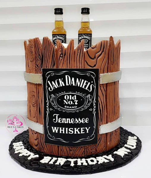 Jack Daniel’s Label EDIBLE Icing Cake Topper Original/Personalised