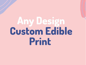 Custom Design A4 EDIBLE Icing Sheet